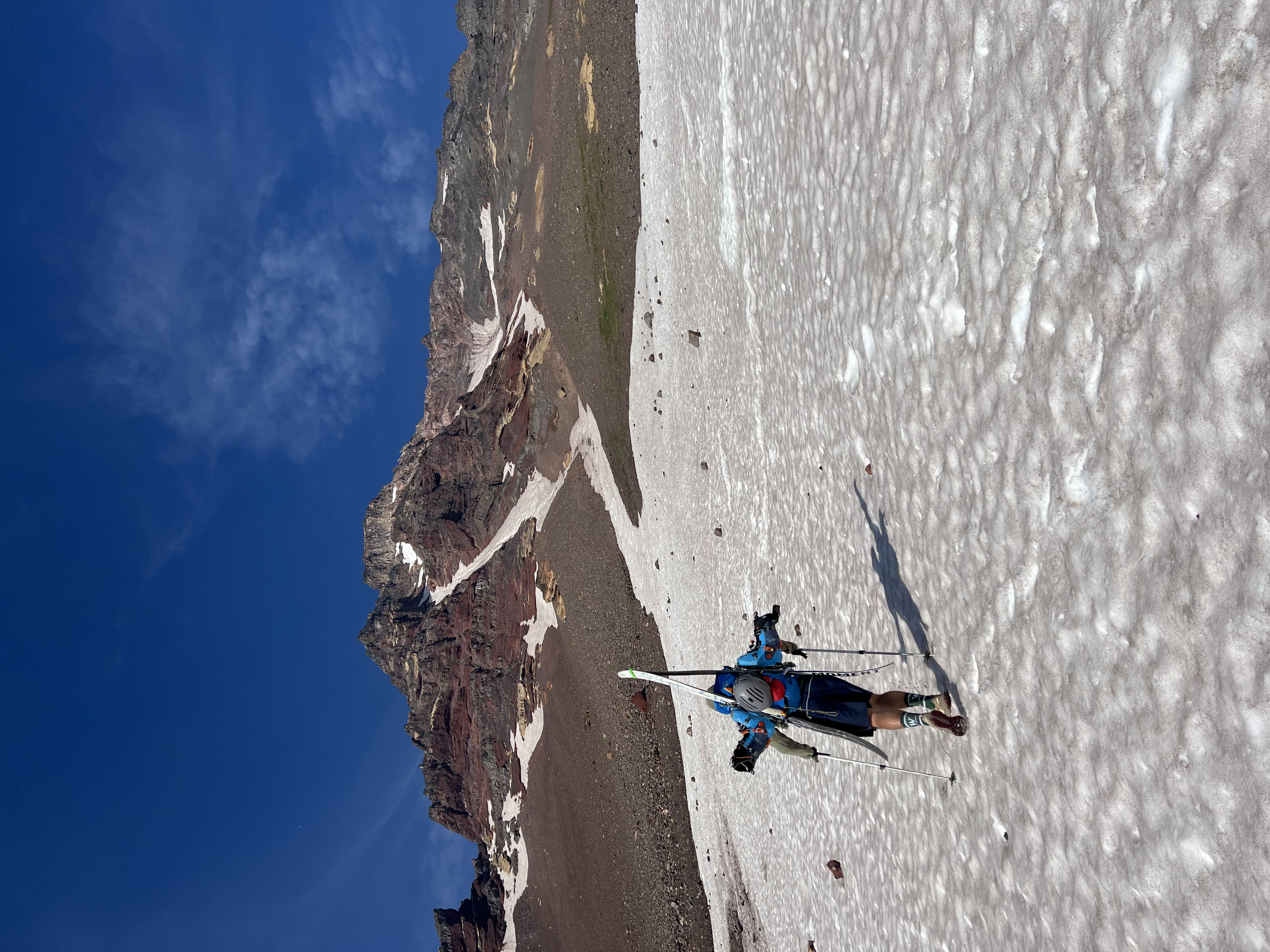 View of the whole couloir!