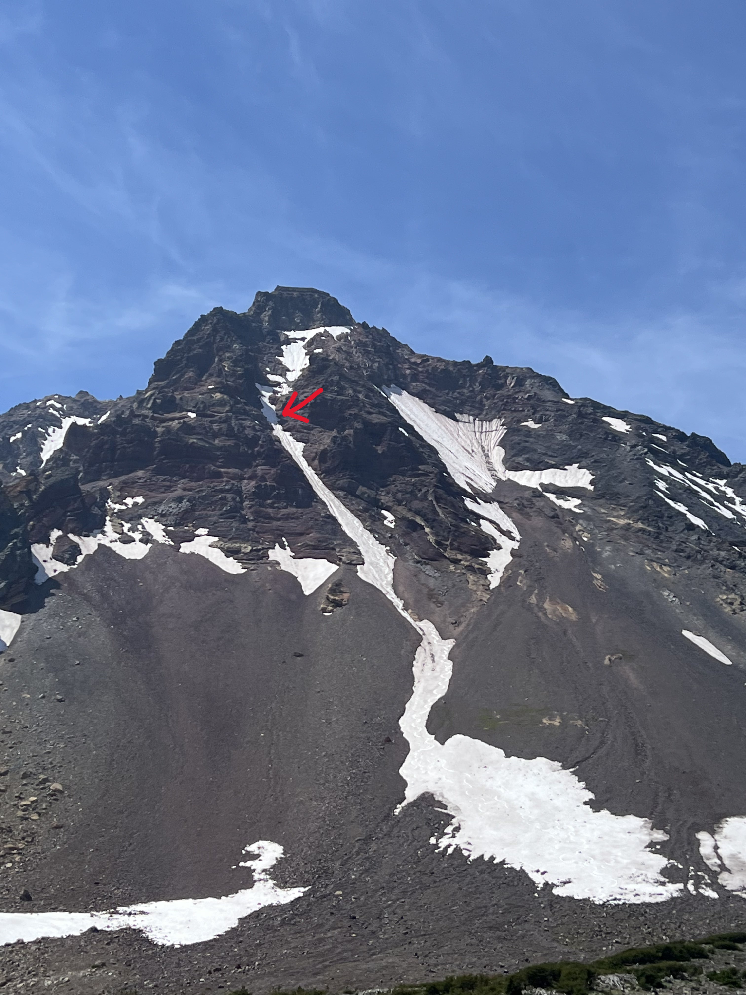 View of the whole couloir!